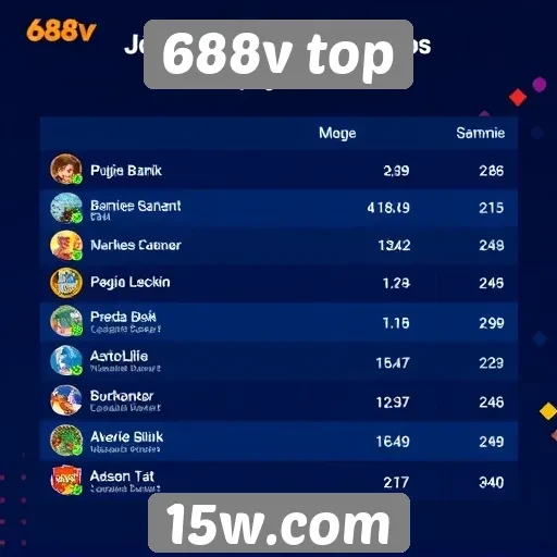 Jogos mais jogados no 688v top